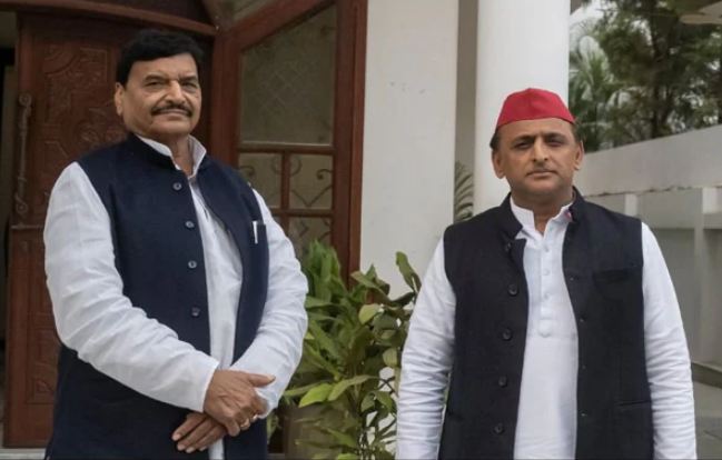 Shivpal Yadav and Akhilesh Yadav