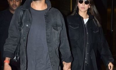 Anushka Sharma-Virat Kohli fashionable airport looks