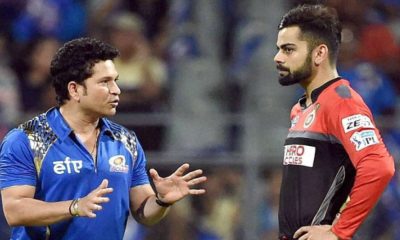 Virat Kohli and Sachin Tendulkar