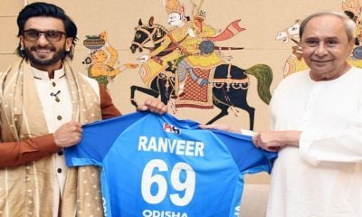 Ranveer Singh reaches Odisha to attend Hockey World Cup opening ceremony, meets CM Naveen Patnaik