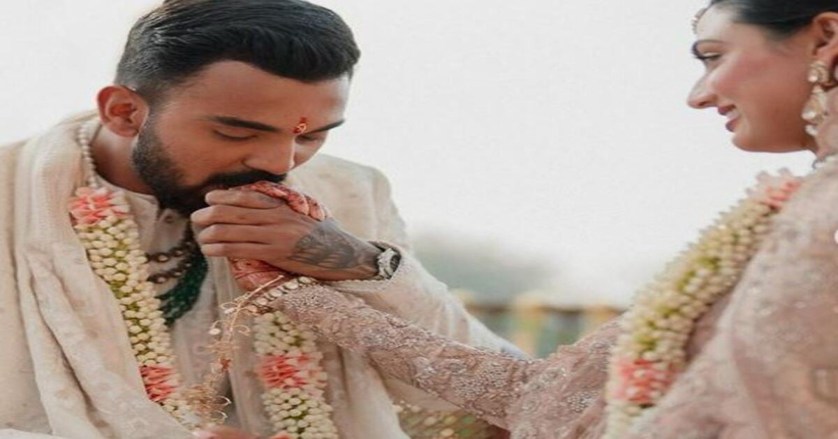 Athiya Shetty shares wedding pictures with KL Rahul, says she learned to love in his light | See Photos