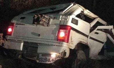 Chhattisgarh BJP chief's convoy overturns