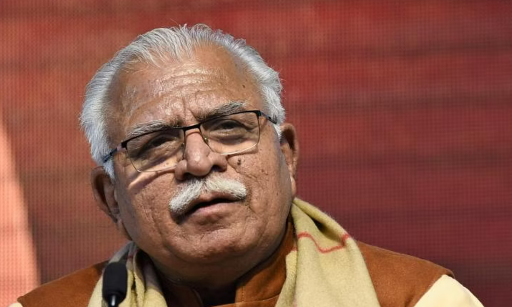 Haryana CM Manohar Lal Khattar