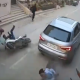 Security guard narrowly escapes death after being run over by Audi