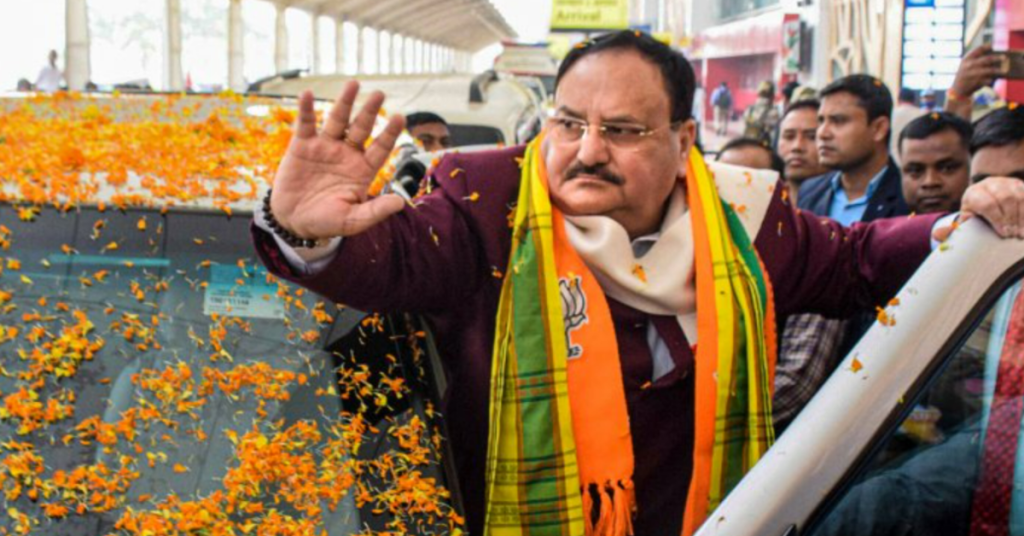 BJP president JP Nadda