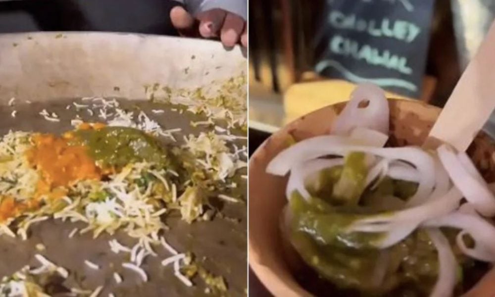 Tasty or weird: This Palak Chhole Chawal served in Kulhad divides social media users