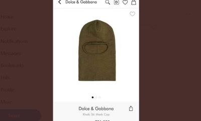 Dolce and Gabbana's monkey cap