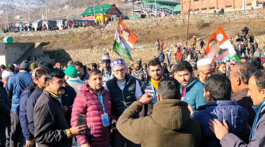 Omar Abdullah joins Bharat Jodo Yatra