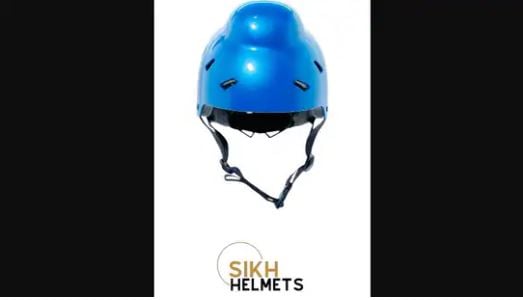 Woman designs helmet