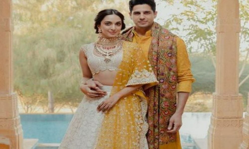 Kiara Advani-Sidharth Malhotra haldi picture