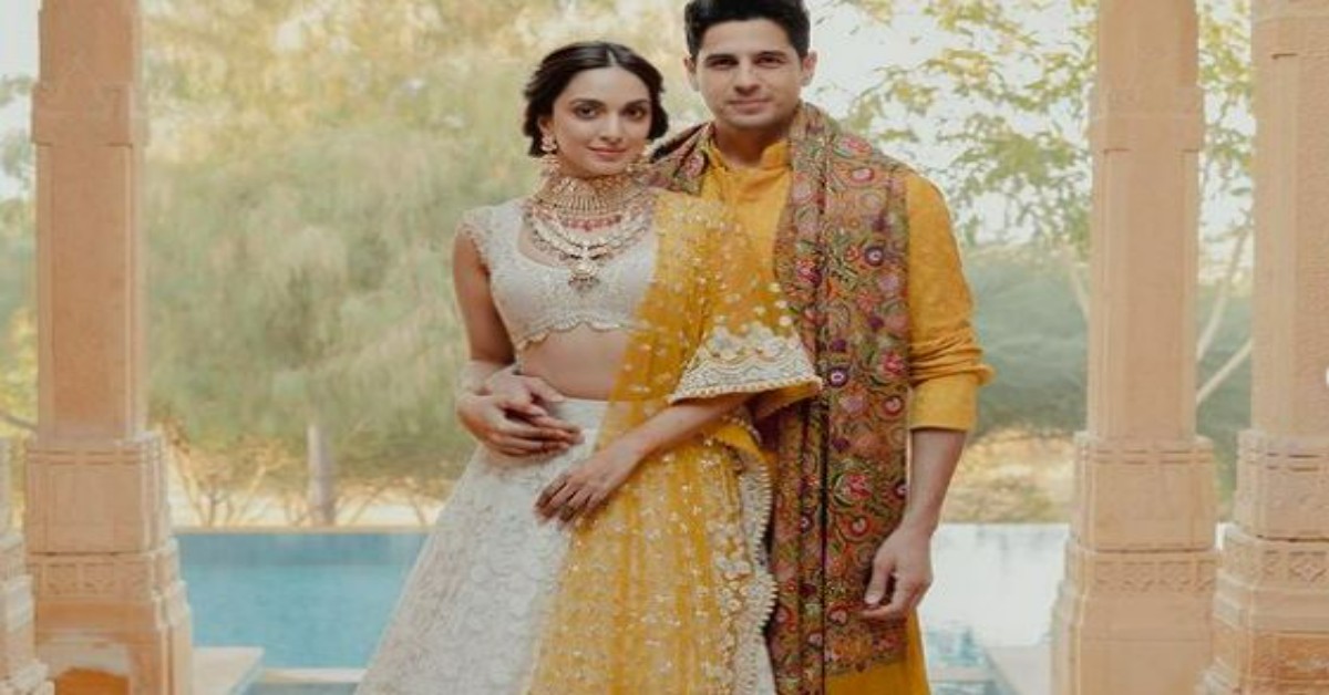 Kiara Advani-Sidharth Malhotra haldi picture