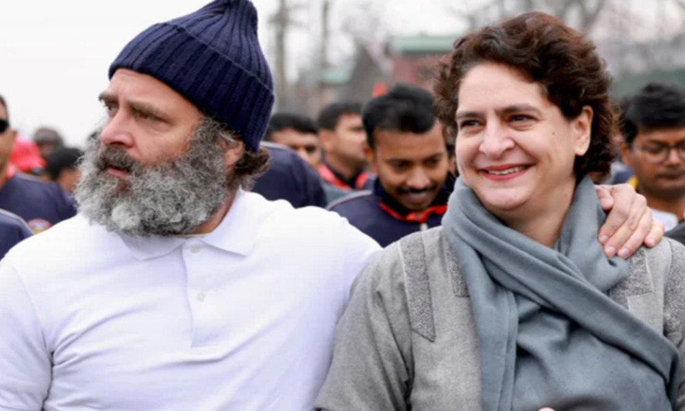 Priyanka Gandhi and Rahul Gandhi