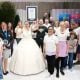 Switzerland Woman wearing largest wearable cake dress