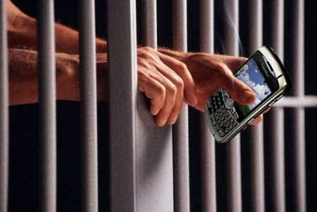 mobile phones seized in raids in Delhi Jail