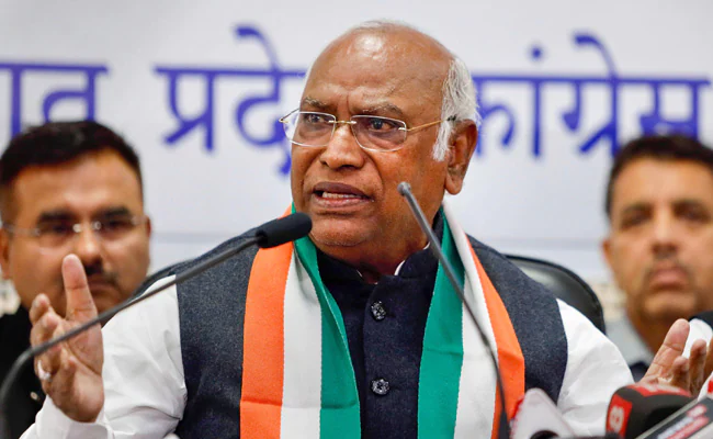 Congress chief Mallikarjun Kharge