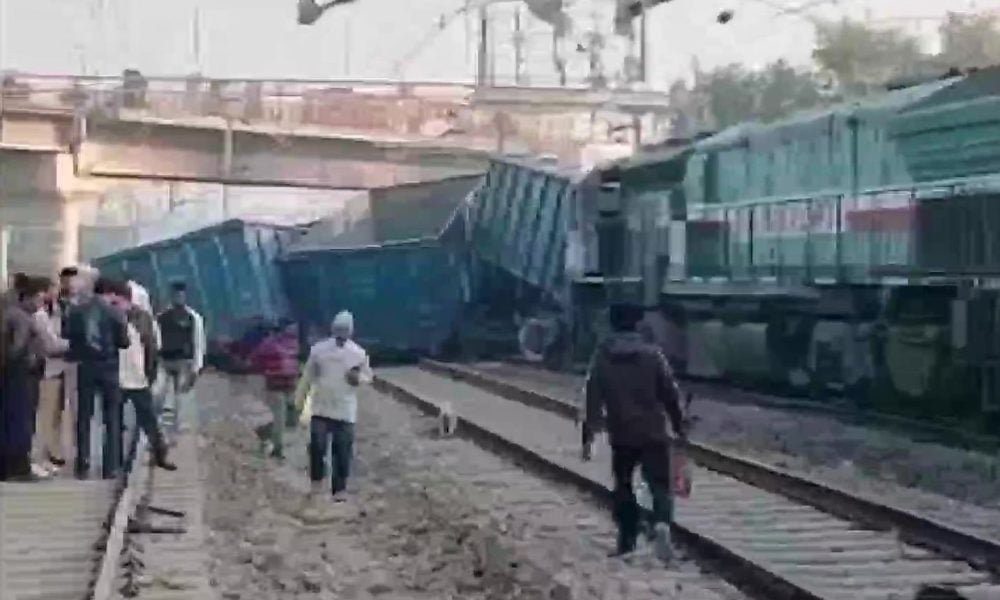 goods trains collide head-on