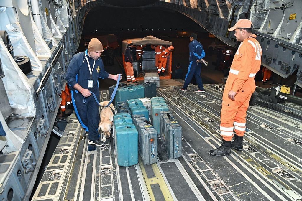 Turkey earthquake relief material