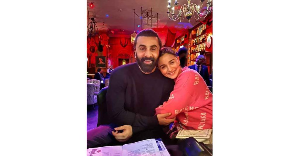 Alia Bhatt with her husband Ranbir Kapoor