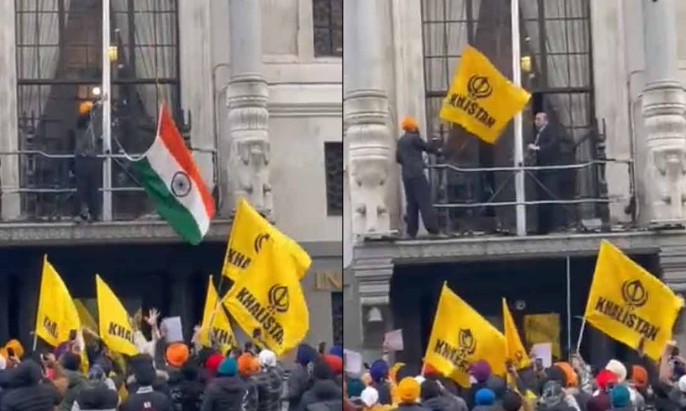 Khalistan supporters in London