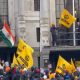 Khalistan supporters in London