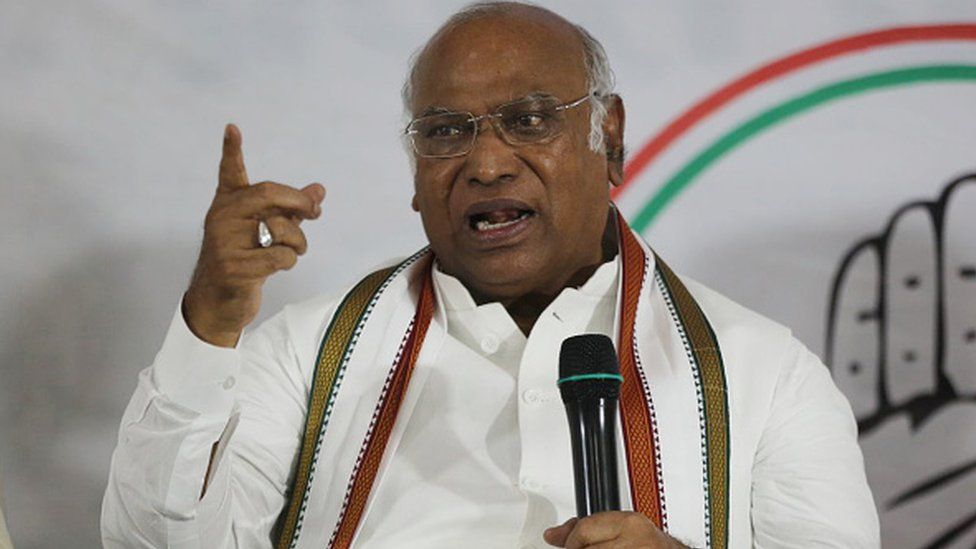 Congress president Mallikarjun Kharge