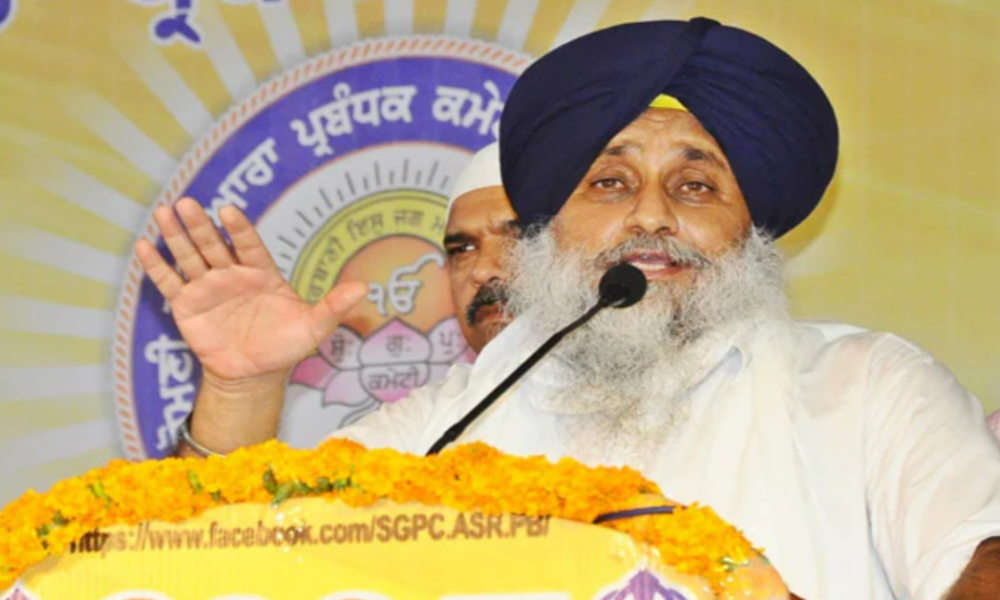 Akali Dal chief Sukhbir Singh Badal