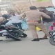 policemen beating up man in Uttar Pradesh