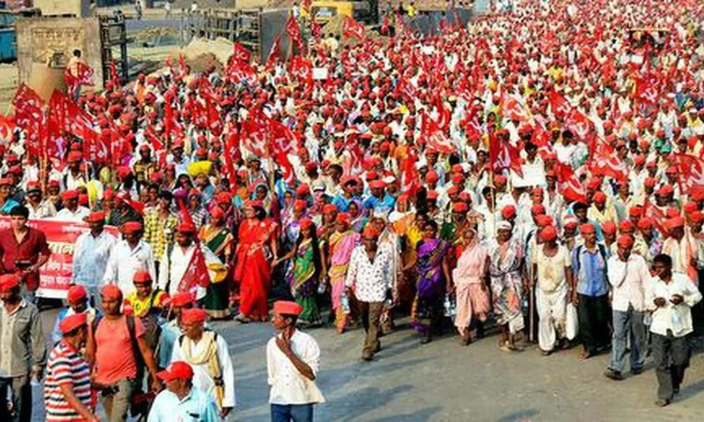 All India Kisan Sabha-led march of farmers, Tribals inches closer to Mumbai