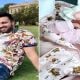 Atif Aslam with his wife, newborn daughter Halima