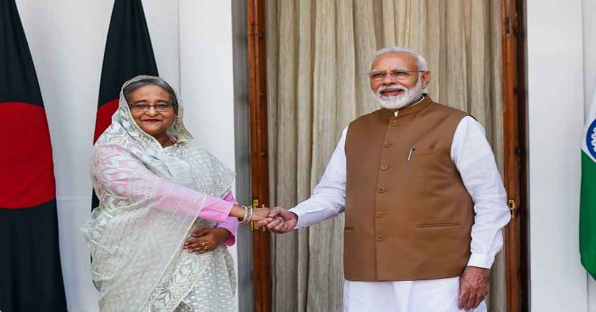 PM Modi and Sheikh Hasina