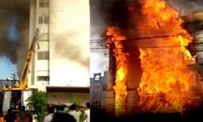 Fire breaks out at hotel in Indore