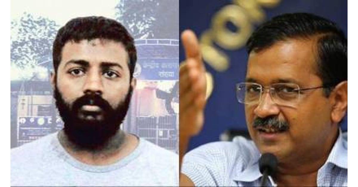 Sukesh Chandrasekhar and Arvind Kejriwal