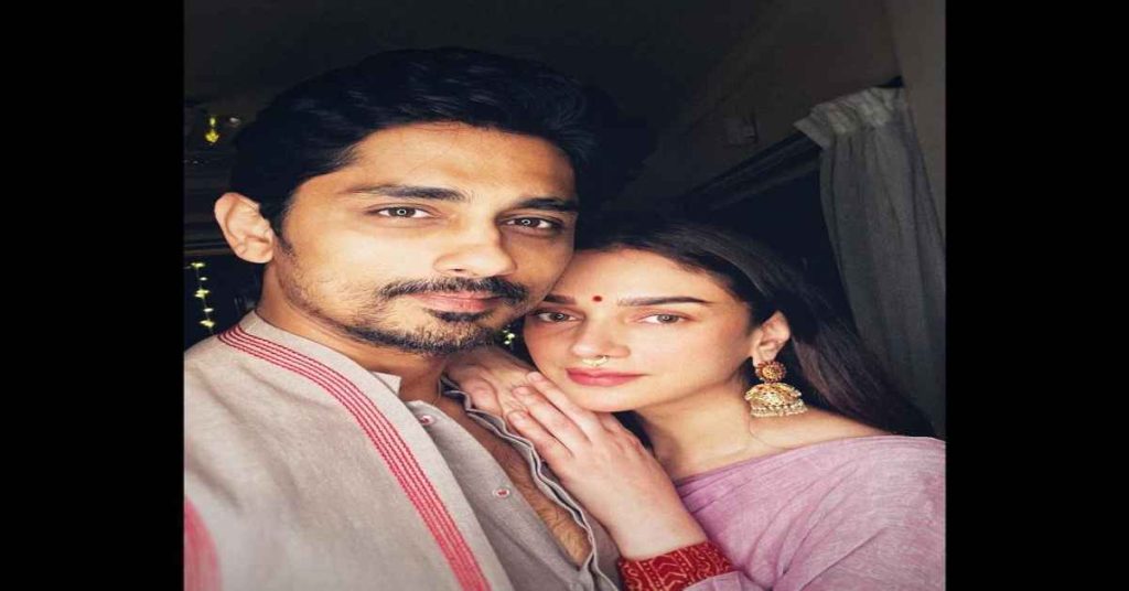 Aditi Rao Hydari and Siddharth