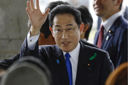 Japan PM Fumio Kishida attacked with bomb-like object during public speech, suspect held