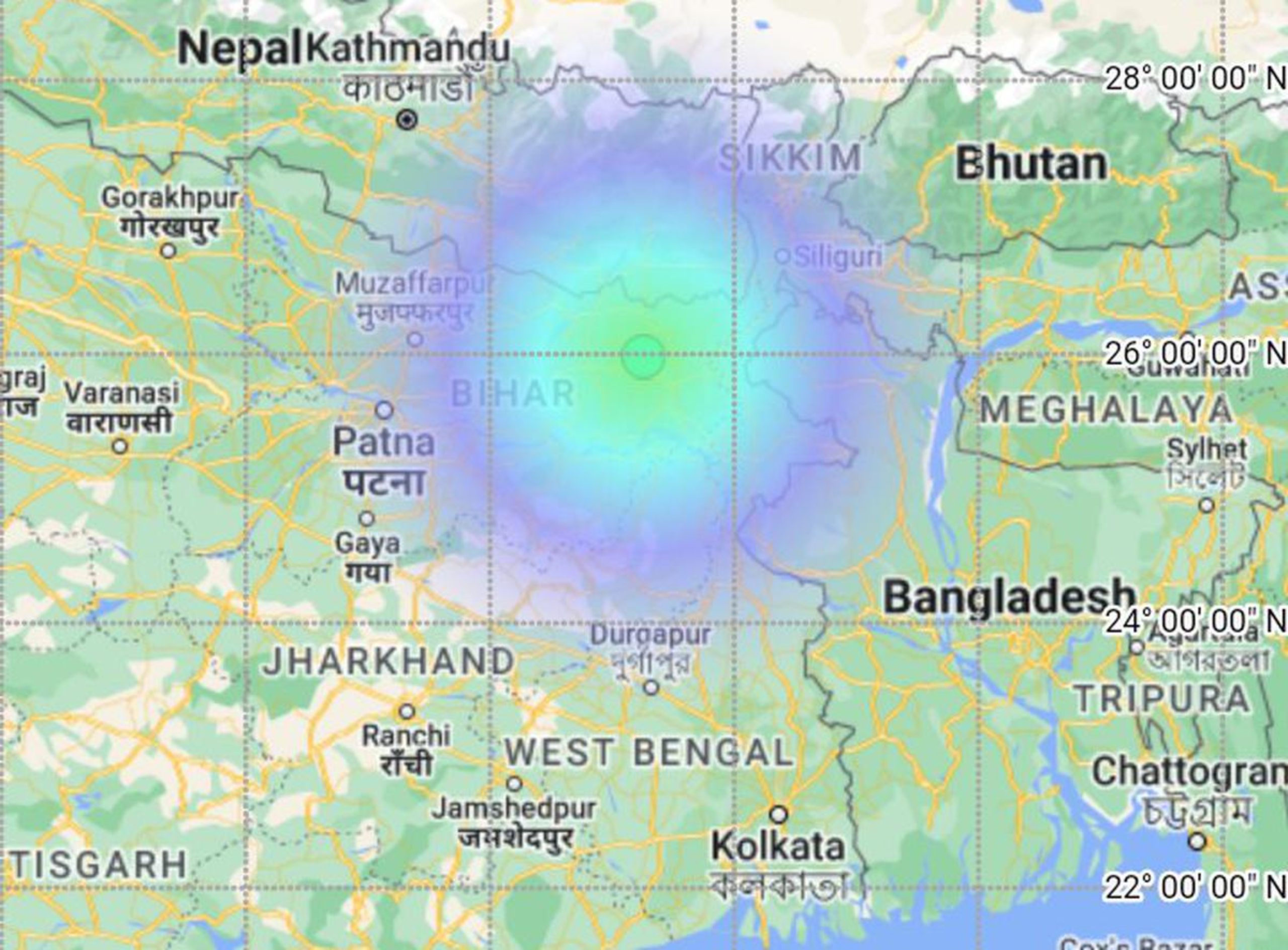 Bihar earthquake