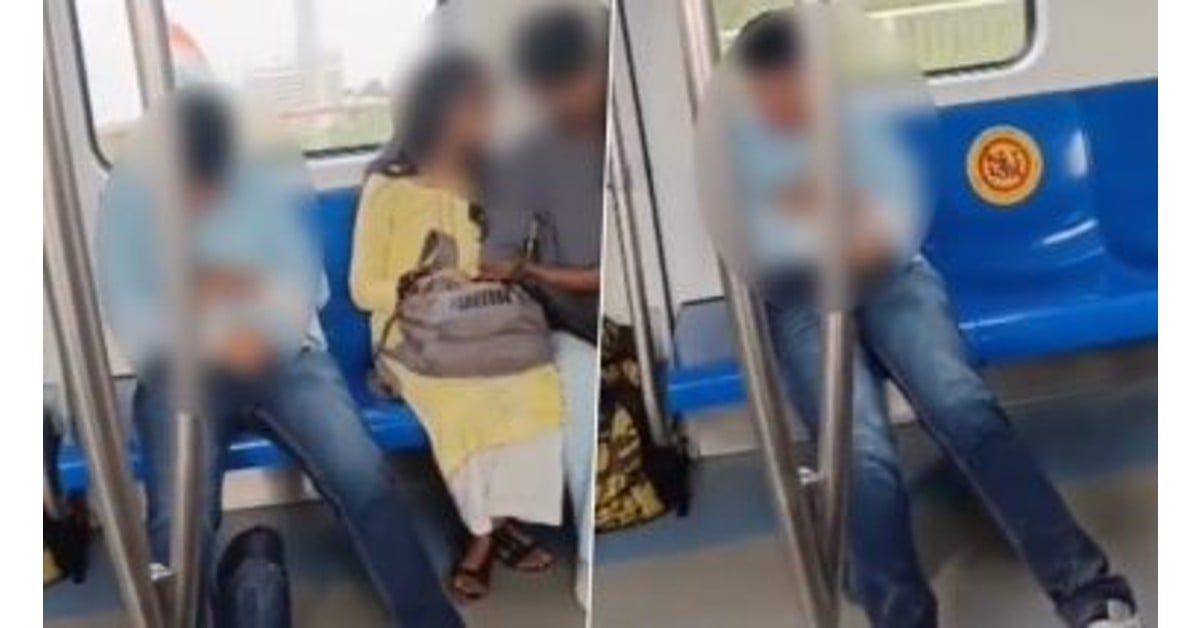 Man masturbates inside Delhi metro