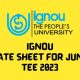 IGNOU June TEE 2023