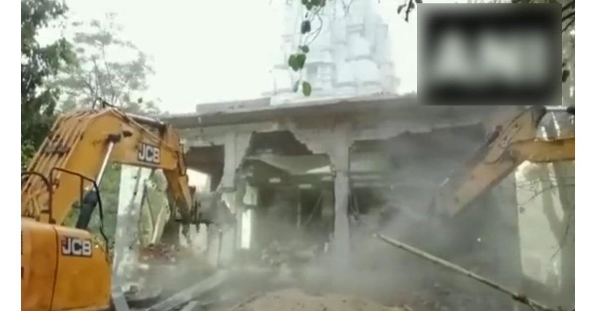 Indore Temple Tragedy: Days after 36 deaths, bulldozer roll in to demolish illegal structure