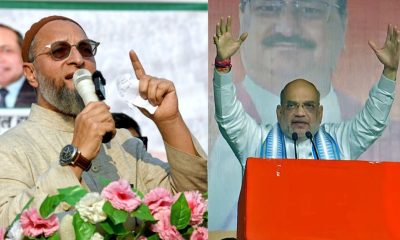 Asaduddin Owaisi and Amit Shah