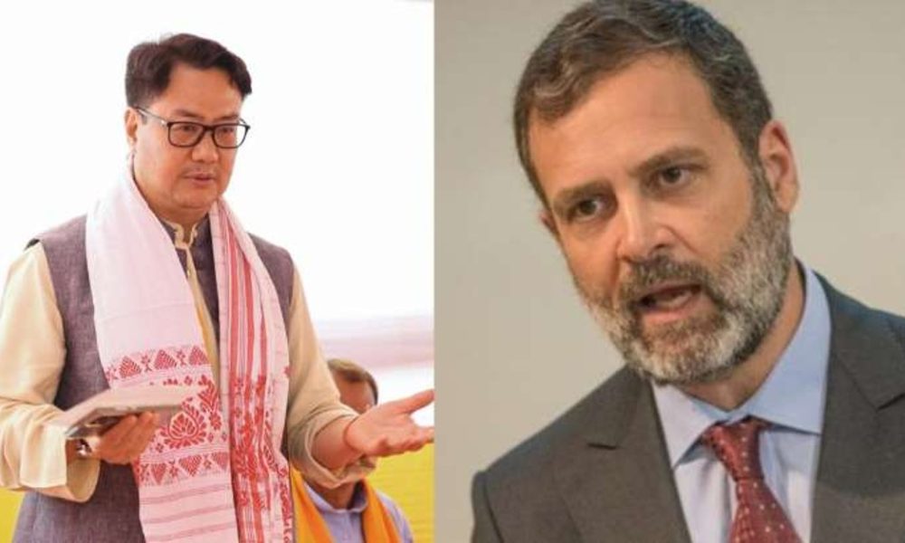 Modi surname remark case: Kiren Rijiju calls Rahul Gandhi's move childish after he bid to challenge conviction in Surat court today