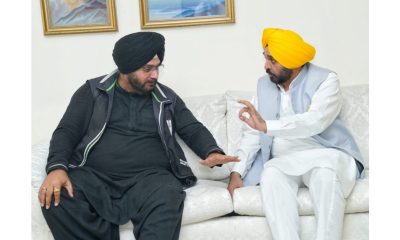 Navjot Singh Sidhu and CM Bhagwant Mann