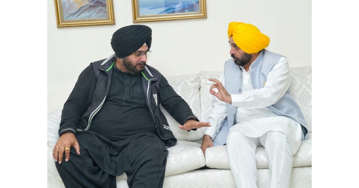 Navjot Singh Sidhu and CM Bhagwant Mann