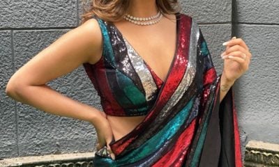 Anita Hassanandani Saree of the Valentains Day (1)