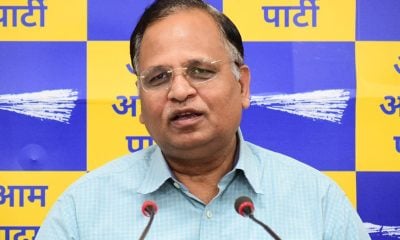 Jailed AAP leader Satyendra Jain  fell unconscious inside Tihar jail washroom, admitted to DDU hospital