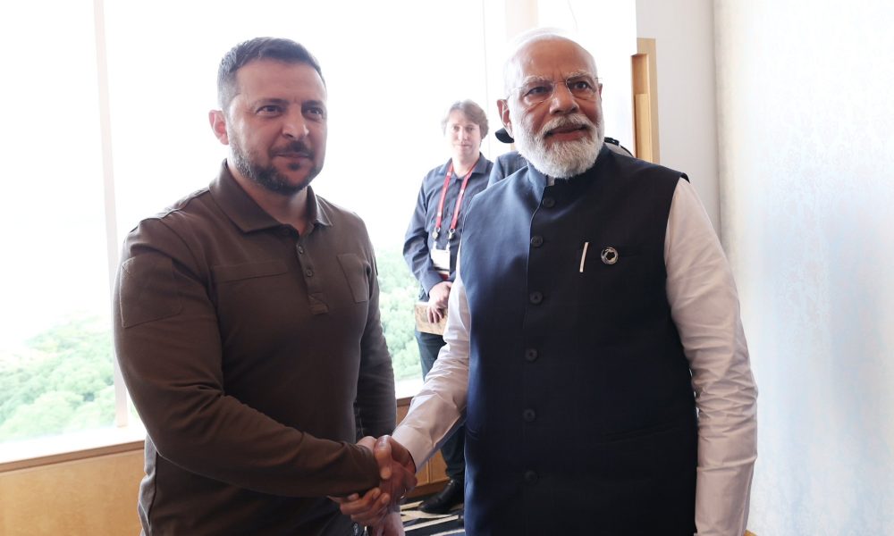 PM Modi holds bilateral talks with Ukraine President Voldymyr Zelenskyy at Japan G7 Summit