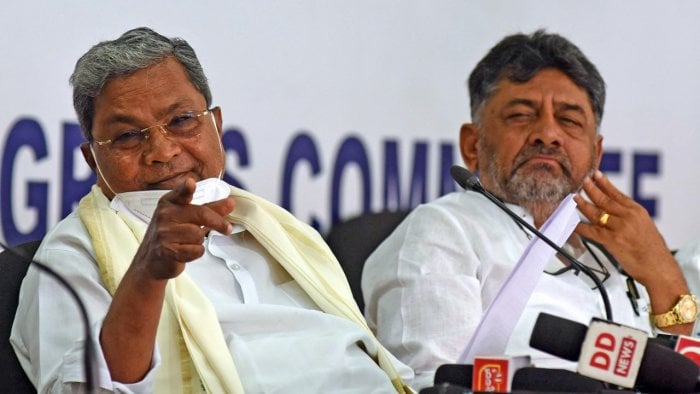 Siddaramaiah and DK Shivakumar