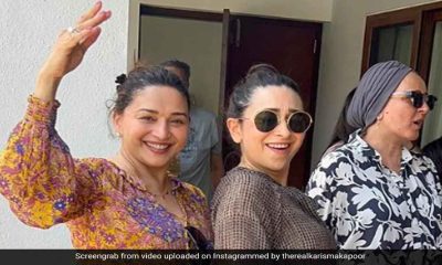 Madhuri Dixit , Karisma Kapoor dance together Watch video