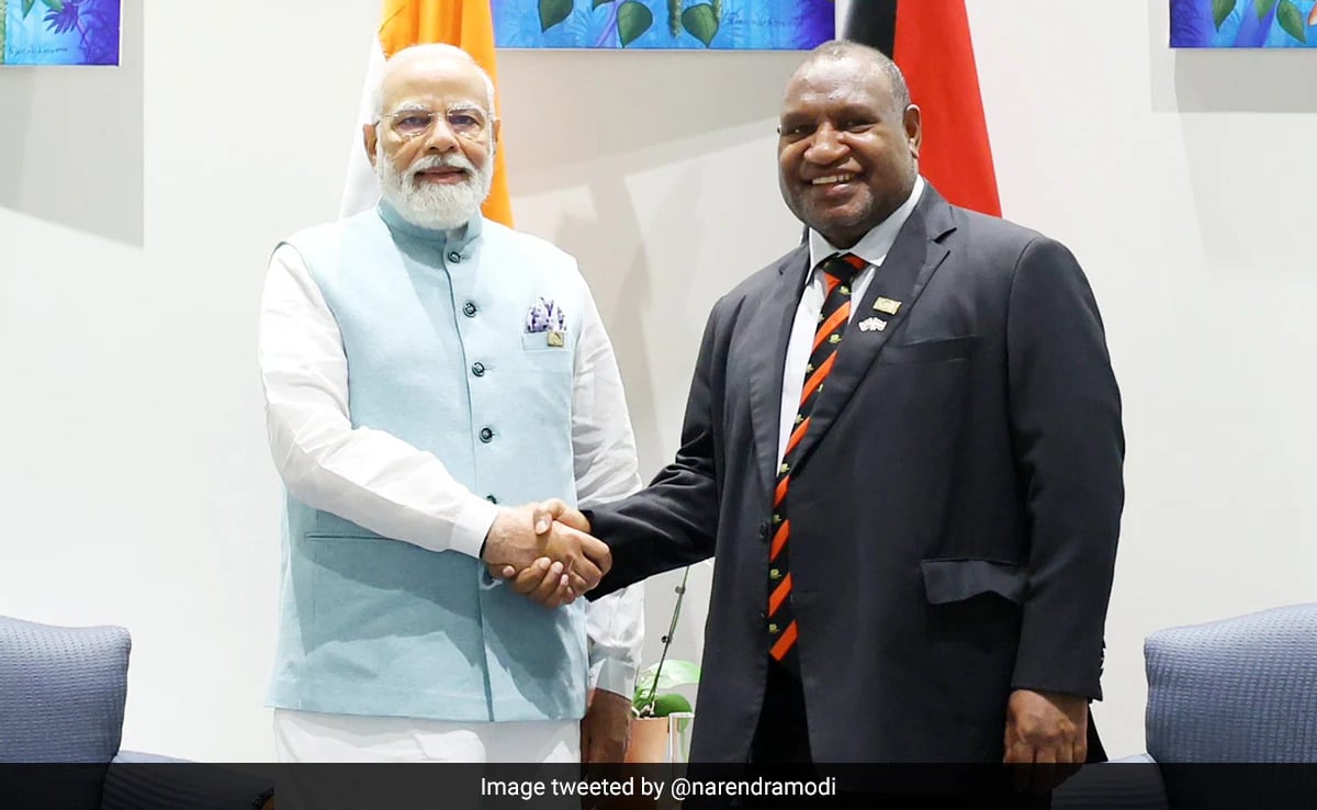 Lunch hosted by PM Narendra Modi during his visit to Papua New Guinea