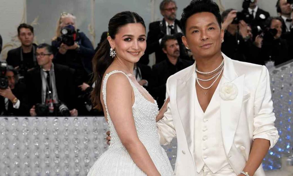 Alia Bhatt and Prabal Gurung