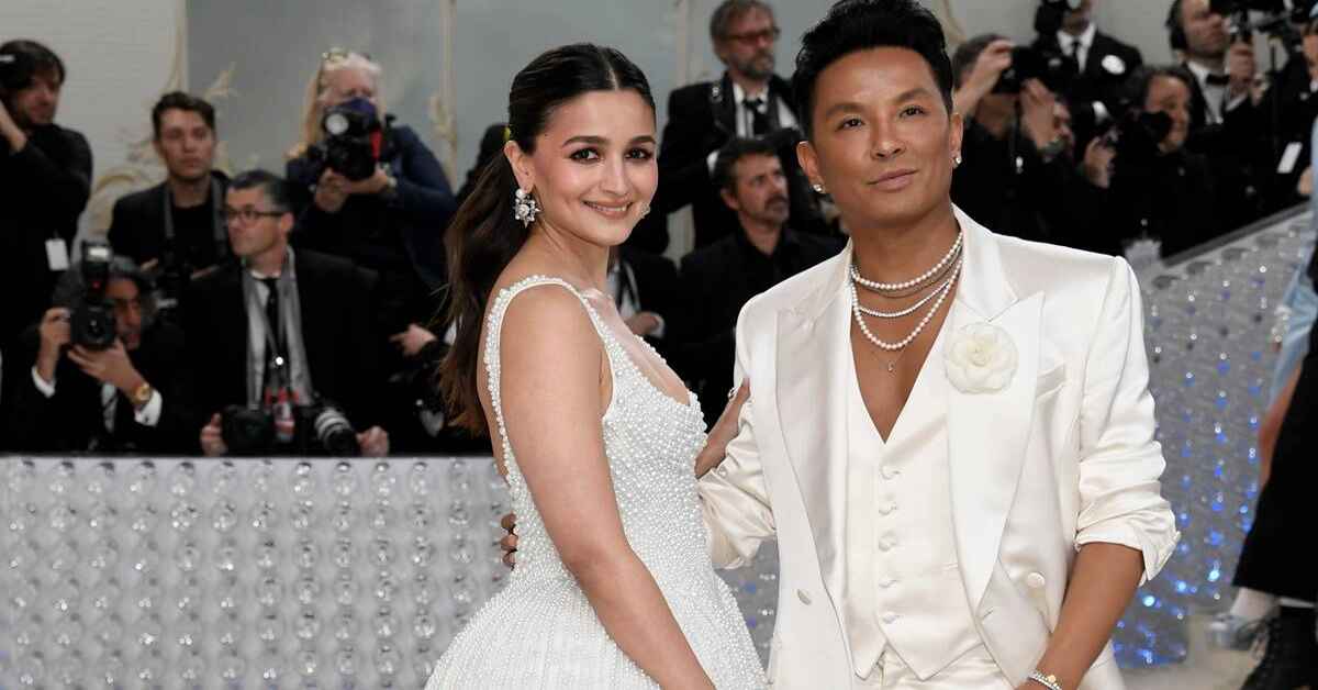 Alia Bhatt and Prabal Gurung